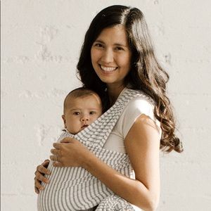 Solly Baby Natural Grey Stripe wrap